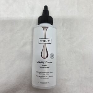 dpHUE Glossy Glaze - Sheer Transparent - 2 Minute Conditioning Hair Gloss - 4oz